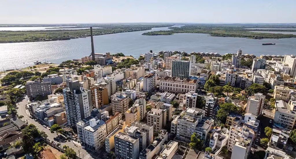 Mapa de Porto Alegre destacando clínicas de medicina do emagrecimento